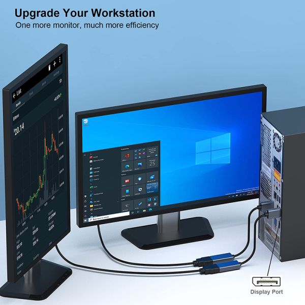 4K Resolution USB C Hub Displayport to HDMI Adapter Cable Male to Female 1080P 4K30Hz 4K60Hz