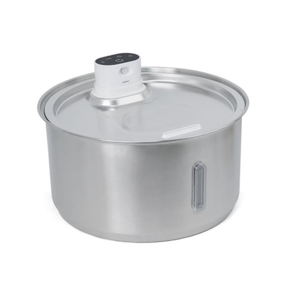 Pets Products Stainless Steel Cat Water Fountain With Water Level Window ABS Material