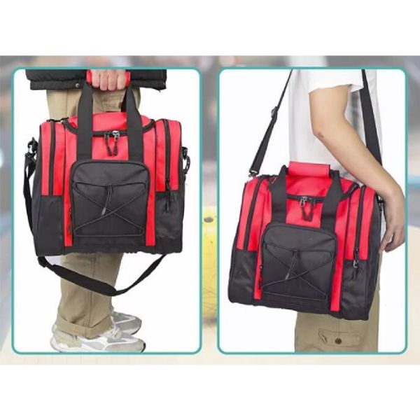 Custom Waterproof Large Bowling Sports Bag Heavy Duty Bowling Ball Bags With Shoe Compartment