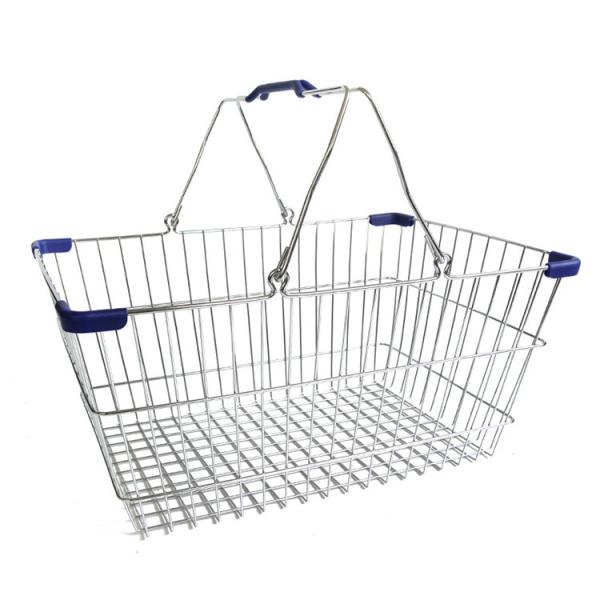 Stainless Steel Handheld Shopping Basket 60L-240L Customizable