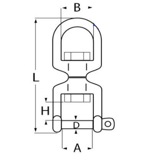 6mm до шарнирное соединение подшипника шарнирного соединения челюсти глаза и челюсти 19mm оцинковывает покрытую сталь углерода