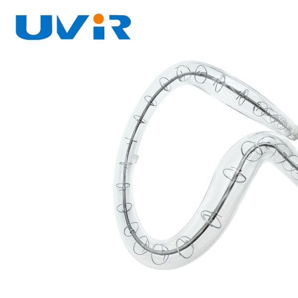 Lâmpada de aquecimento halogênio de anel infravermelho de quartzo com temperatura de cor estável e longa vida