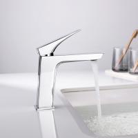 Robinet de lavabo à levier unique de salle de bains de robinet de mélangeur d'acier inoxydable de villa d'hôtel