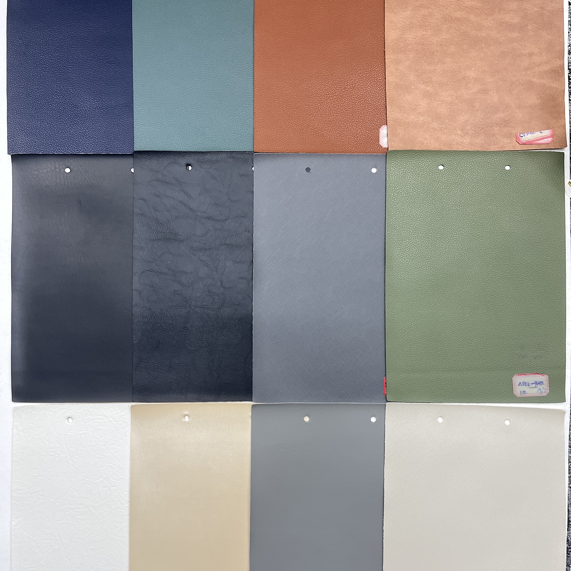 Ready to Ship Pu Leather Fabric 60% Pu 40% Rayon Synthetic Leather