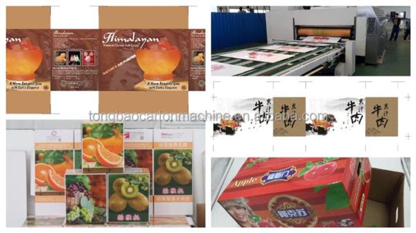 High Speed Carton High Definition Flexo Printer Slotter Rotary Die Cutter (Impressora flexível de alta definição)