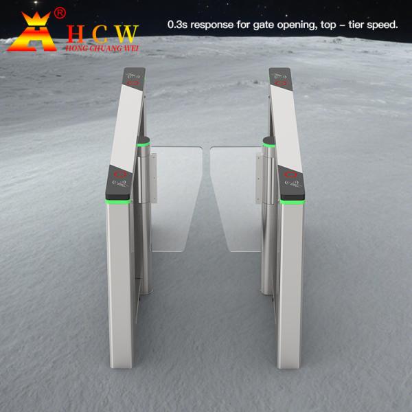 Bidirectional Pass Access Control Face Recognition Turnstile Gate Half Height