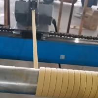 Máquina de enrolar cordas de kevlar para enrolar cordas de aramida de kevlar num forno de temperamento de vidro