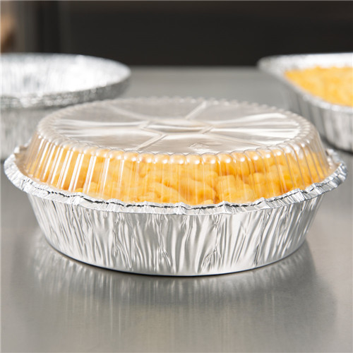Waterproof Round Aluminum Foil Trays FB23 9 Inch Medium Size