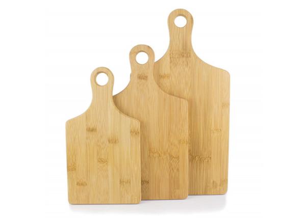 Newest Non-Stick Design FDA Approved  Kitchen Chopper board with handle bamboo cutting board set