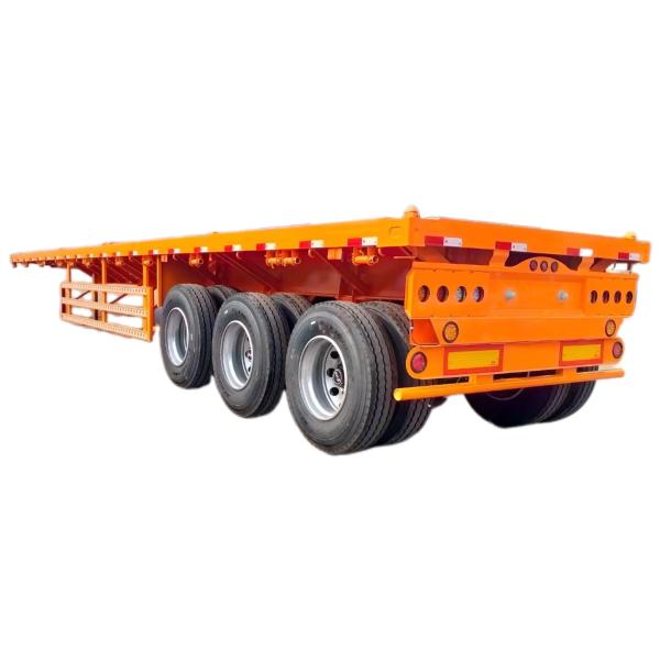 100-ton Load Capacity Semi-Trailer for Heavy-Duty Transport Vehicles and Trucks