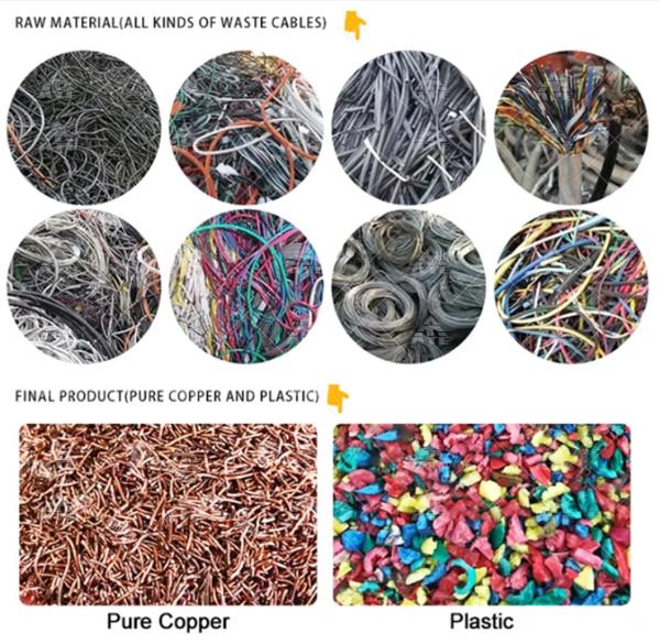 Scrap Copper Wire Recycling Copper Cable Wire Granulator Mini Copper Granulator