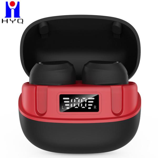 Digital Power Display IPX6 Waterproof Bluetooth Earbuds For Working Out