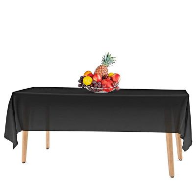 Toalhas de mesa descartáveis resistentes da cor sólida para a casa/hotel/restaurante