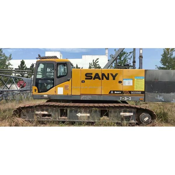 Building Material Shops in Need of SCC550E Used Crawler Crane for Big Projects