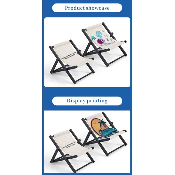 Wholesale Linen Phone Stand Chair Sublimation Blanks DIY Personalized Custom Photo Promotional Business Gifts