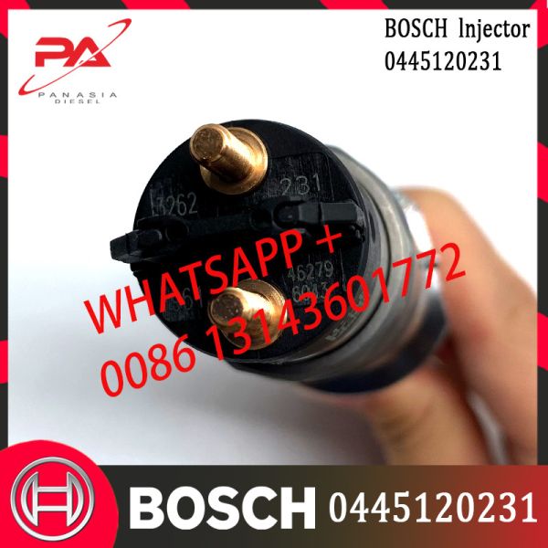 Bos-ch injecteur commun de rail de l'injecteur de carburant 0445120231 0445-120-231 pour le moteur de gazole