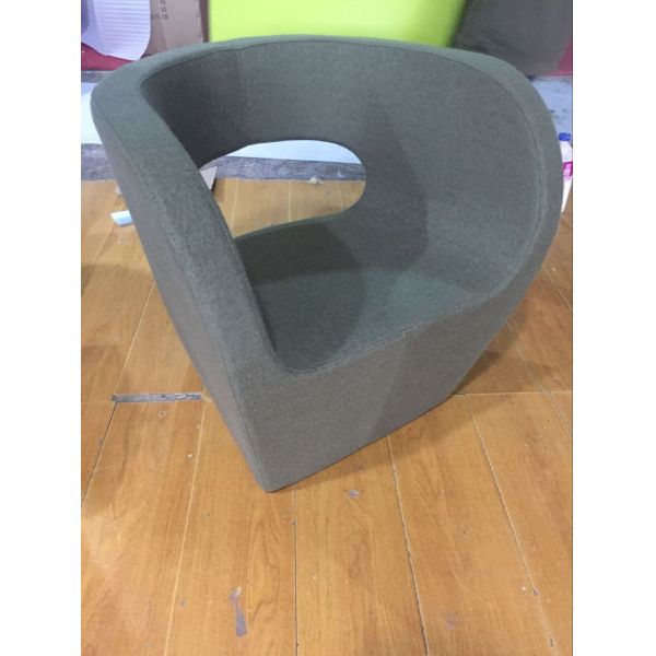 Creative Irregular Modern Leisure Lounge Chair Sofa Bed for Apartment Bedroom Living Room-Steel Frame Eco-Friendly