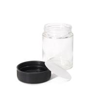 5g 10g 15g 1 oz frascos de vidro cosméticos de creme com tampa de plástico