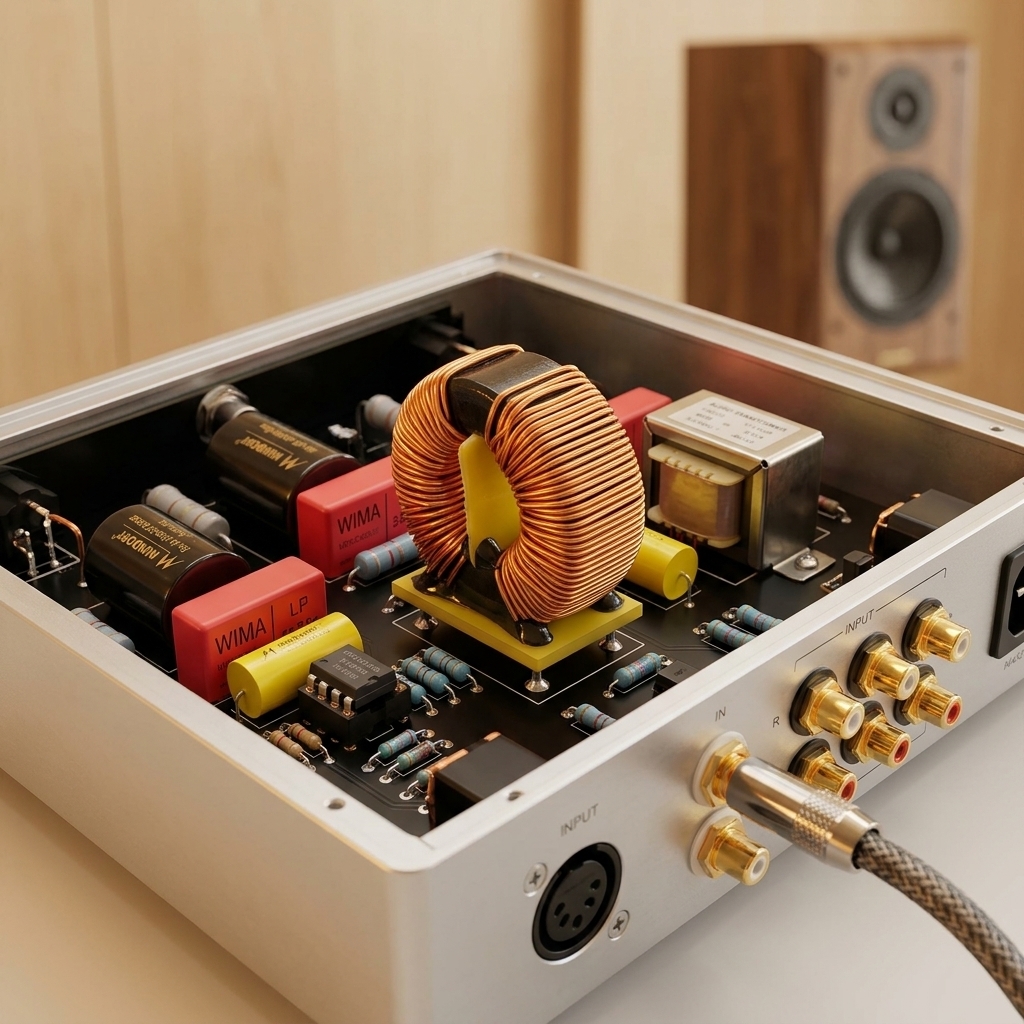 Stable High Current T106 Common Mode Inductor Efficient Vertical EMI Filter