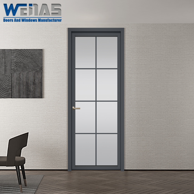 Heavy Duty Sound Insulated Exterior Door Casement Aluminium Entrance Door