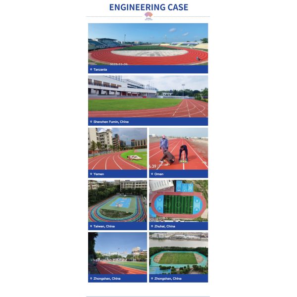 Предварительно изготовленная прозрачная синтетическая атлетическая трасса искусственная ширина 1,22 м