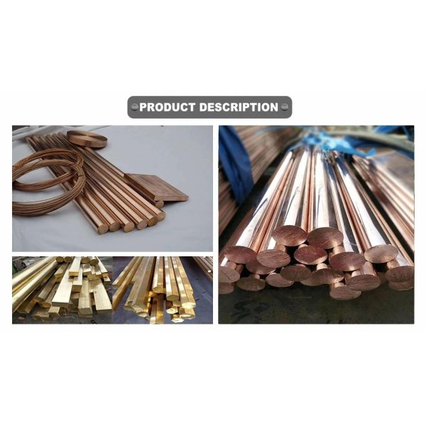 ASTM C1100 C1200 C1220 Solid Copper Rod 20mm 10mm 20mm Electrolytic