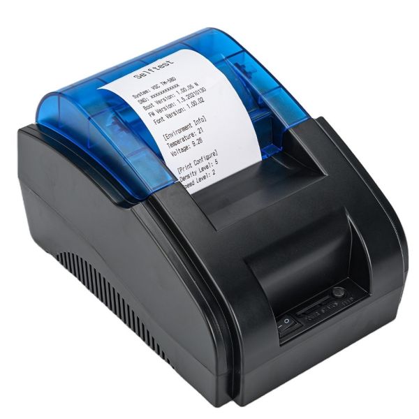 58mm Bluetooth Wireless Thermal Printer No Ink with Max. Resolution 384 Dots/line