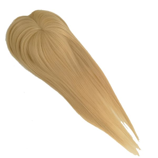 6 by 8 Double Mono Long Hair Toupee Replacement System for Wedding Bridal Women Human Hair