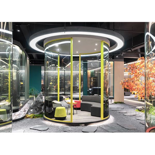 разборчивая алюминиевая закаленная одностеклянная перегородка для стен офисной мебели