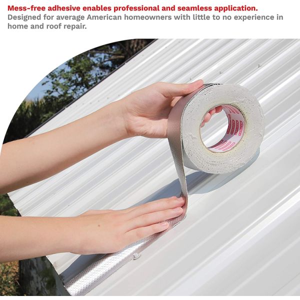 10cmX5m Butyl Waterproof Tape For Roof Repair Project Solution