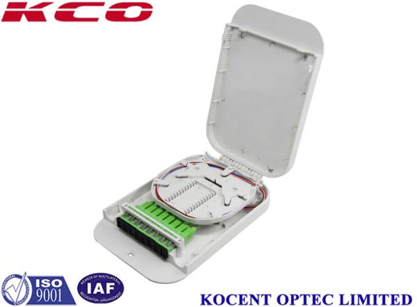 FTTH 8 Port Optical Termination Box SC APC Plastic ABS PC Material