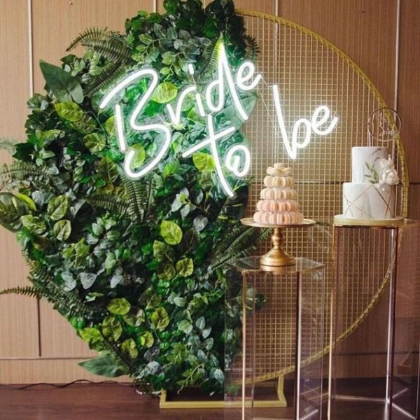 Flexible LED Illuminated Logo Better Together Oh Baby Acrylic Wedding Decoration Custom Neon Signs