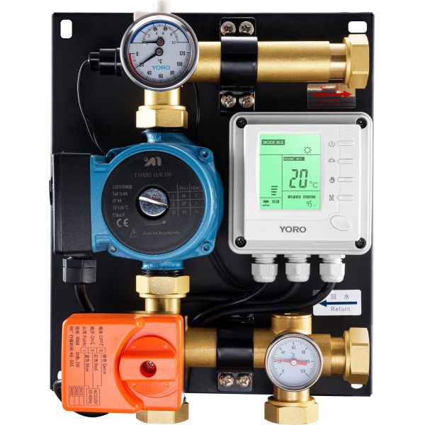 8101 Intelligent Water Mixing Center Capacity Up to 200 SQM with Motorized Switch Valve & Auto. Pressure On/Off Function