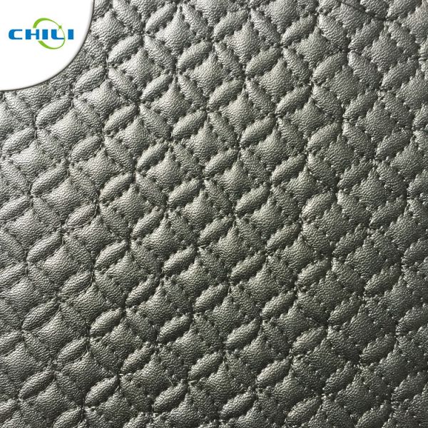 Waterproof Faux Leather Upholstery Fabric Easy Cleaning Quick Drying