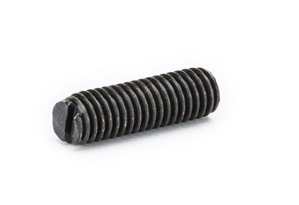 Headless Alloy Steel Metal Set Screws Slotted Drive Flat Point DIN24766