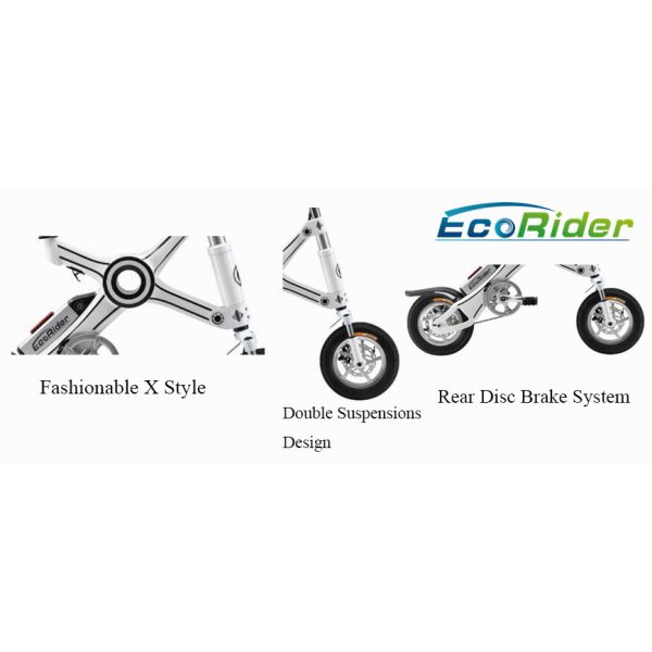 12 Inch  Foldable Electric Scooter Wheel Brushless Motor Panasonic Battery