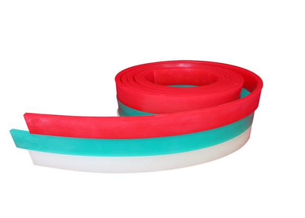 40-90 Durometer Red Silk Screen Printing Squeegees Scraper Rubber Silicon