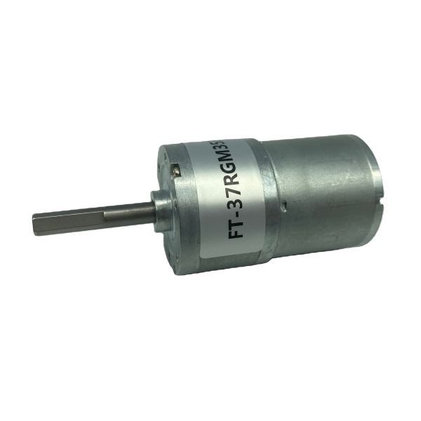 FT-37RGM3530  37mm Diameter Gearbox DC 12V High Torque Center Output Shaft Gear Motor