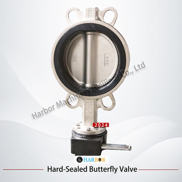 NBR EPDM Soft Seal 304 Stainless Steel Manual Turbine Handle Butterfly Valve D71X-10/16P