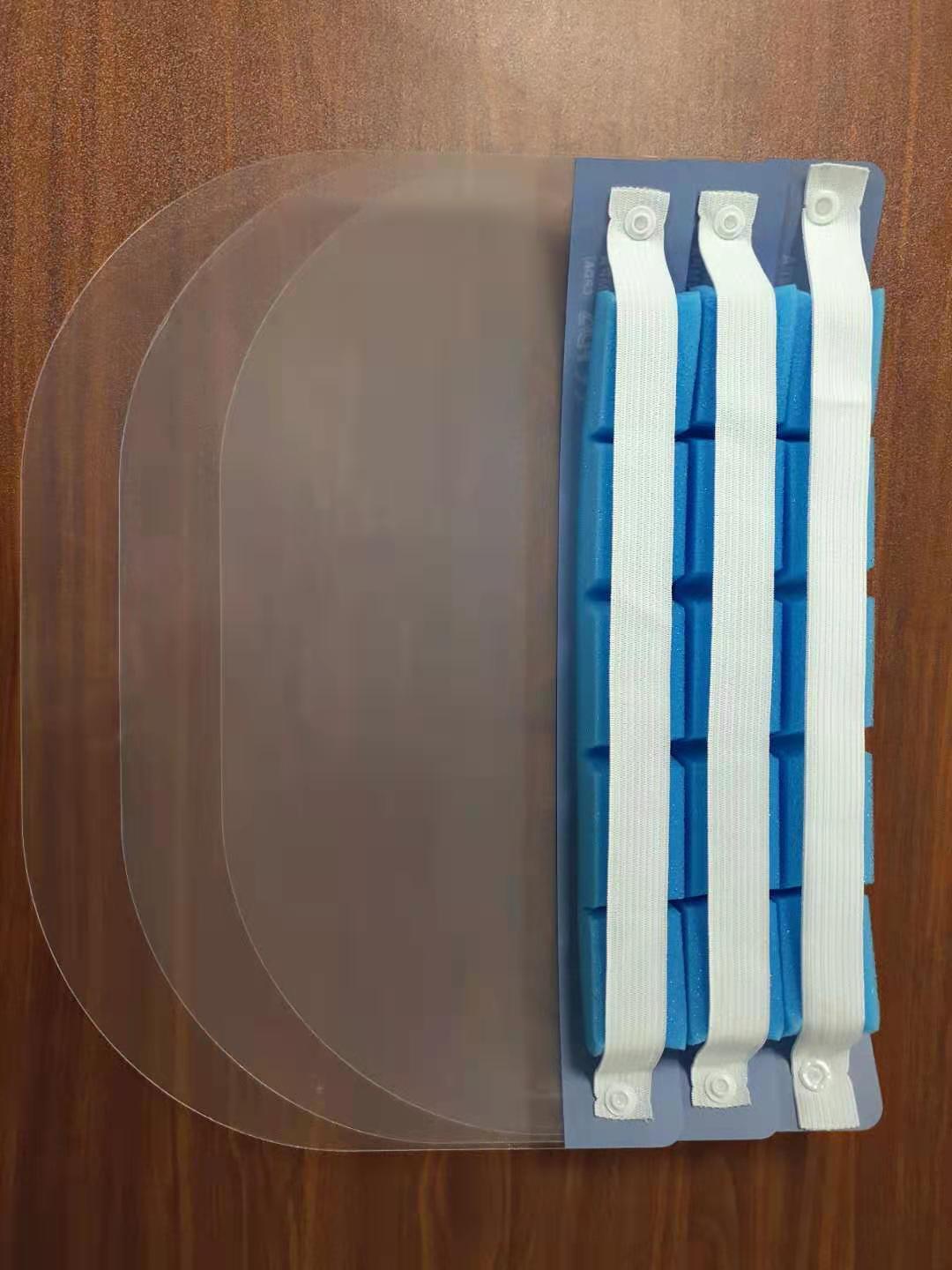 Медицинские ясные 0.25MM пластиковые защитные маски PPE брызгают размер защиты 33cm*22cm