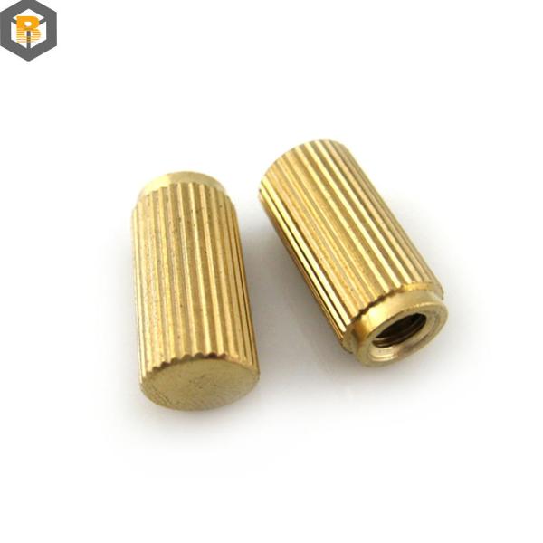 Alloy Threaded Insert Nuts Brass CNC Turning Part Micro Machining 0.002-0.01mm Spare Part