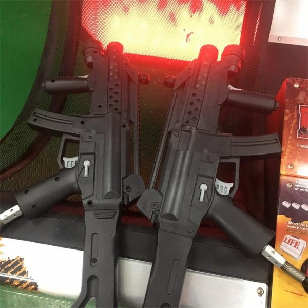Coin Operated Upright Video Game Machines , Gun Shooting Commercial Gaming Machines