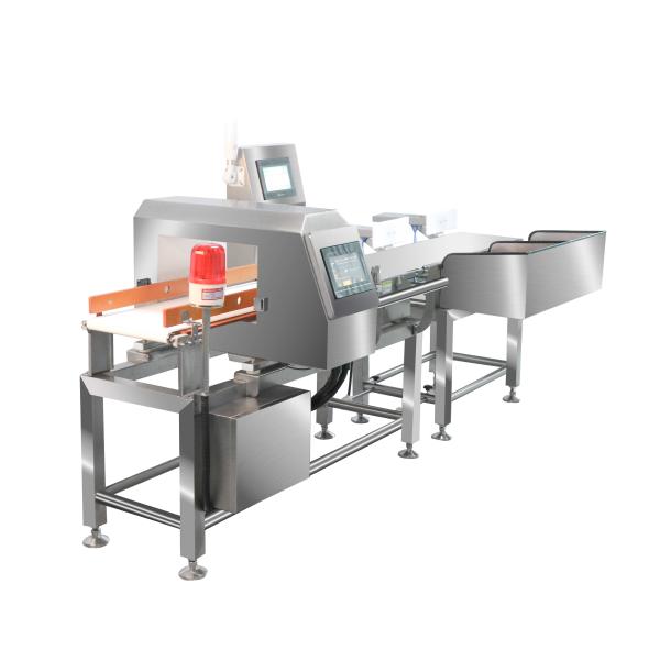 ISO9001 認定 2 in 1 組み合わせ メタル検出器とチェックウェッチャー 総重量 250 kg の正確な重量