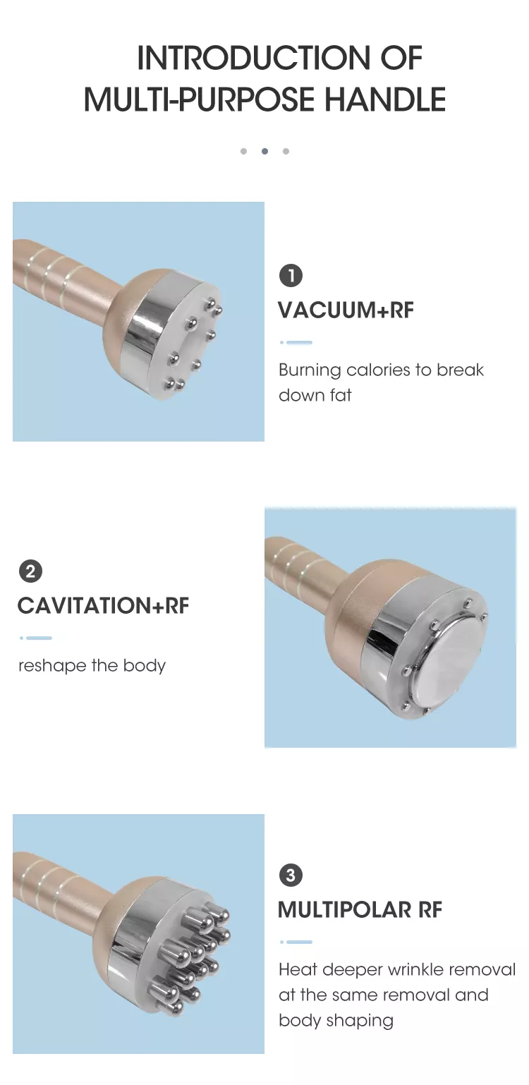 9 In 1 Ultrasound Cavitation Slimming Rf Lipo Laser Fat Burning Cavitation Machine