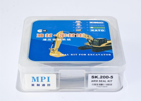 ISO9001 SK200-5 Hydraulic ARM Cylinder Repair Kits 2438U1104R100 PTFE NBR Material
