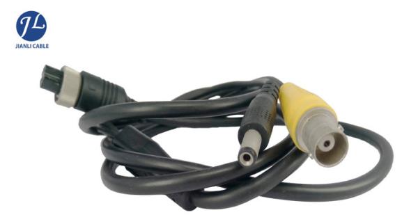Backup Camera Rca Bnc Video Power Cable With 4 Pin Screw Adapter For DVR CCTV