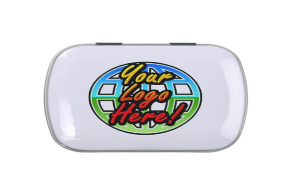 Custom Logo Printed Metal Tin Box 150g Food Grade Small Oval Candy Tin Box