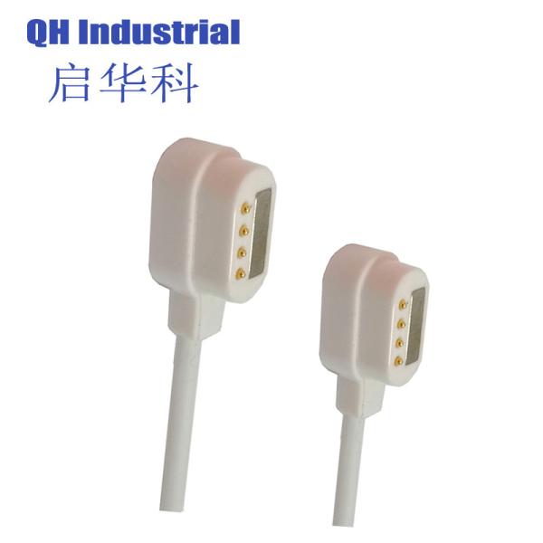 4Pin Czech Repubic PCB Terminal Magnetic Power Connector Smart Device Magnetic Pogo Pin Charger Connector