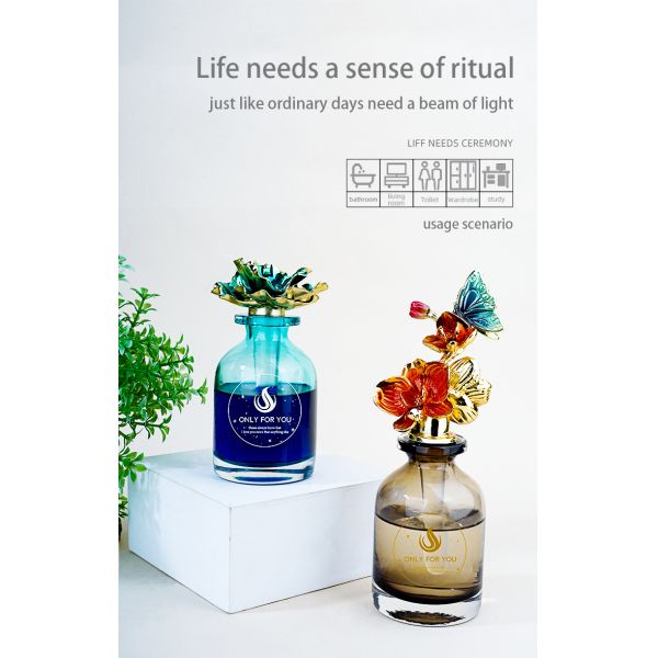 Home Fragrance 100ml Luxury Aromatherapy Reed Diffuser Essential Oil Set