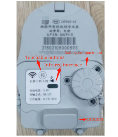 Счетчик воды беспроводное IOT ODM умный LoRaWAN включил счетчика воды